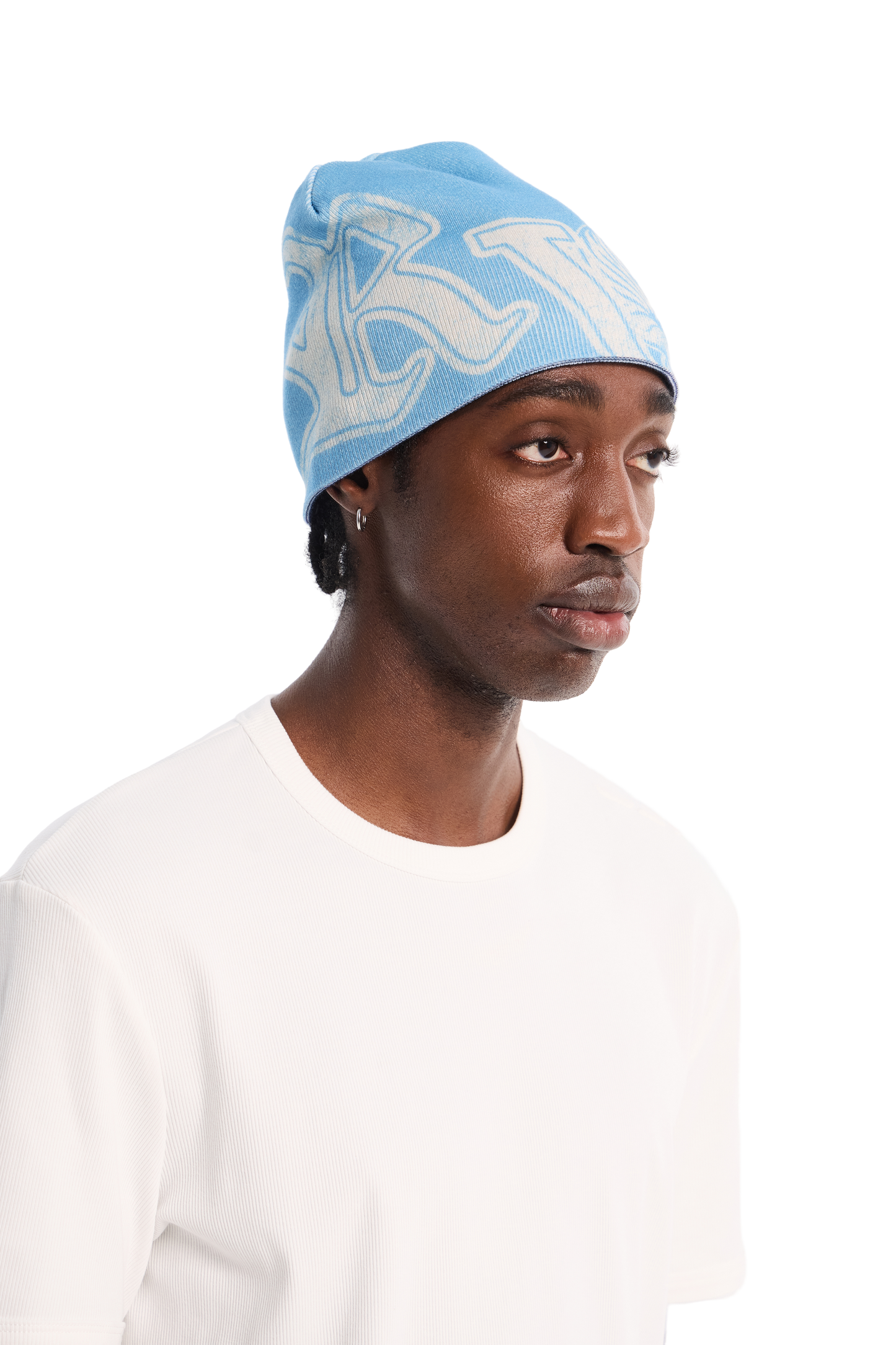 Reversible Beanie Blue