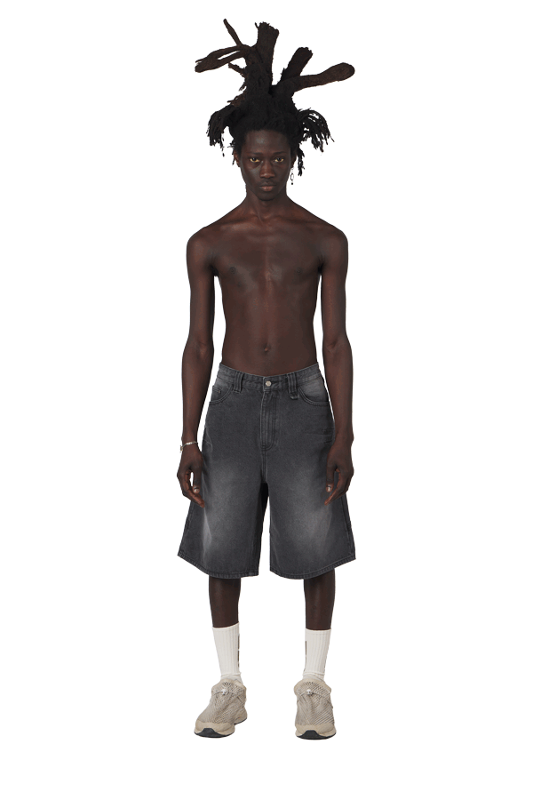 Ash Black Jorts