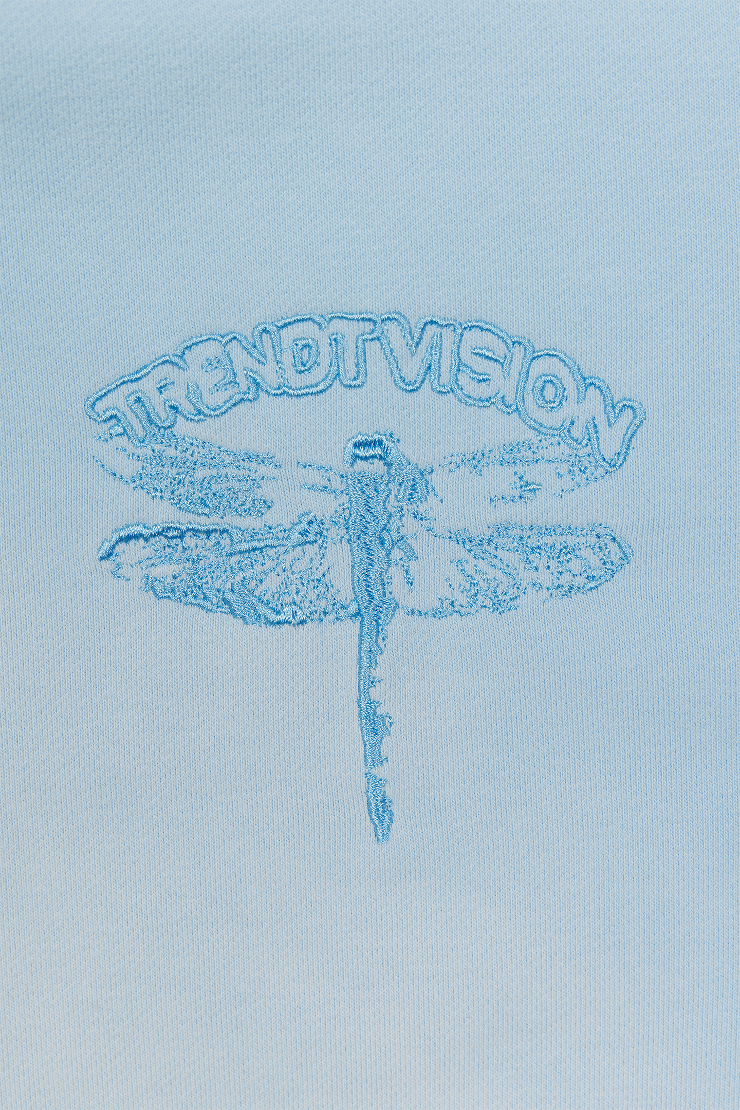 Baby Blue Zip Hoodie
