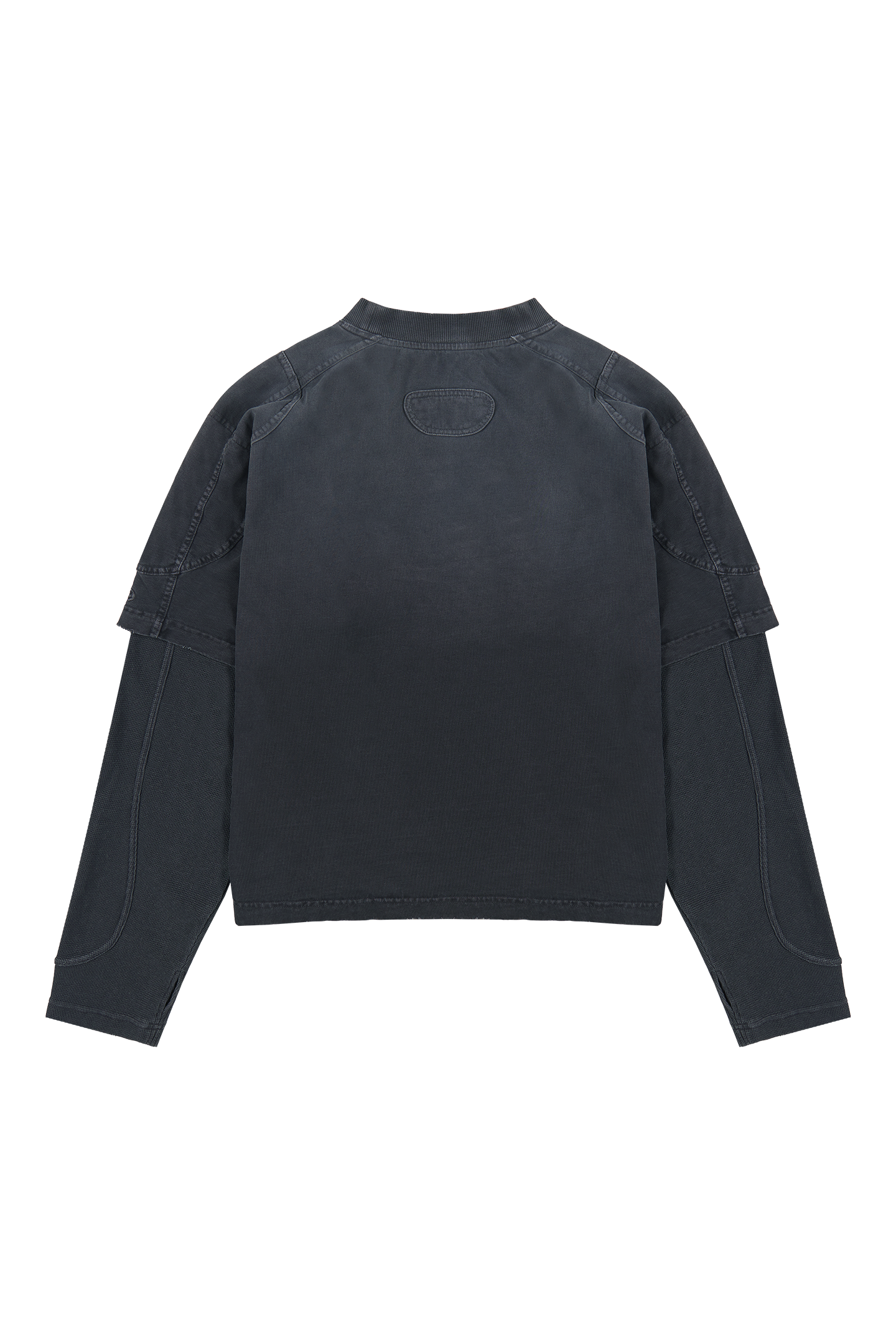 Black Double Layered Long Sleeve