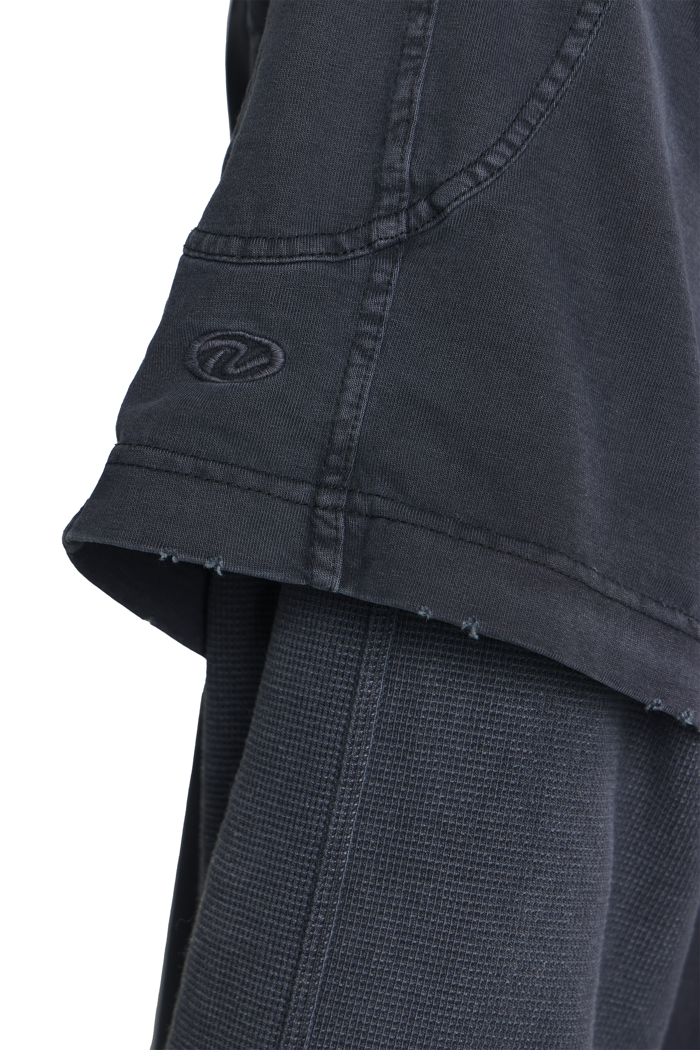 Black Double Layered Long Sleeve