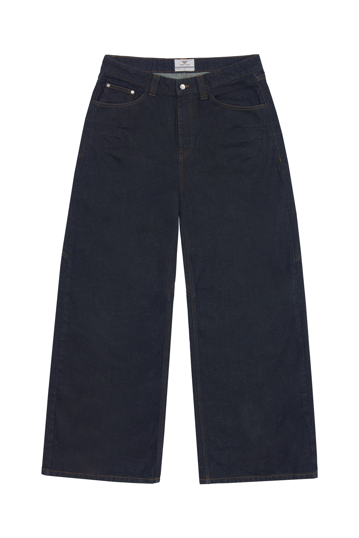 Blue Raw Denim Jeans