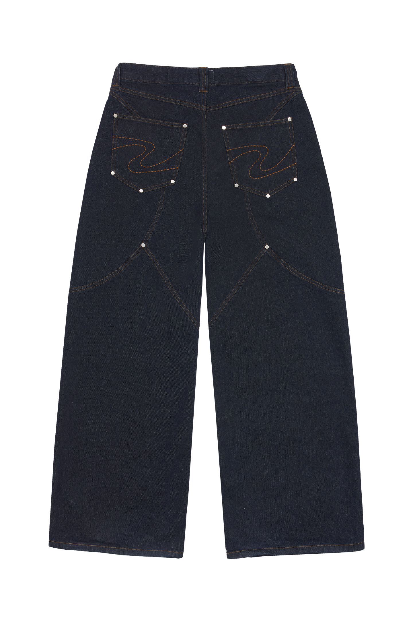 Blue Raw Denim Jeans