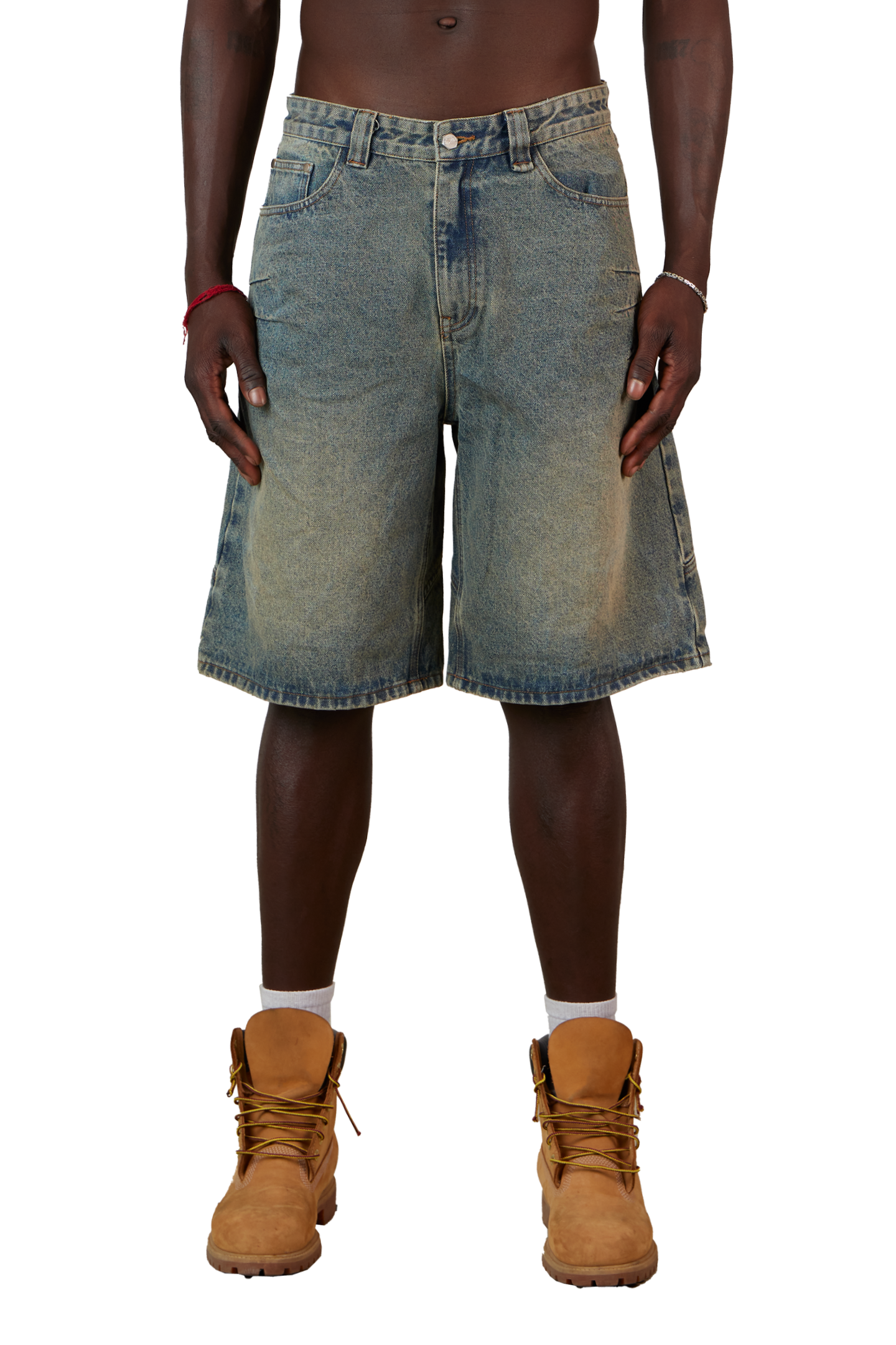 Yellow Blue Jorts