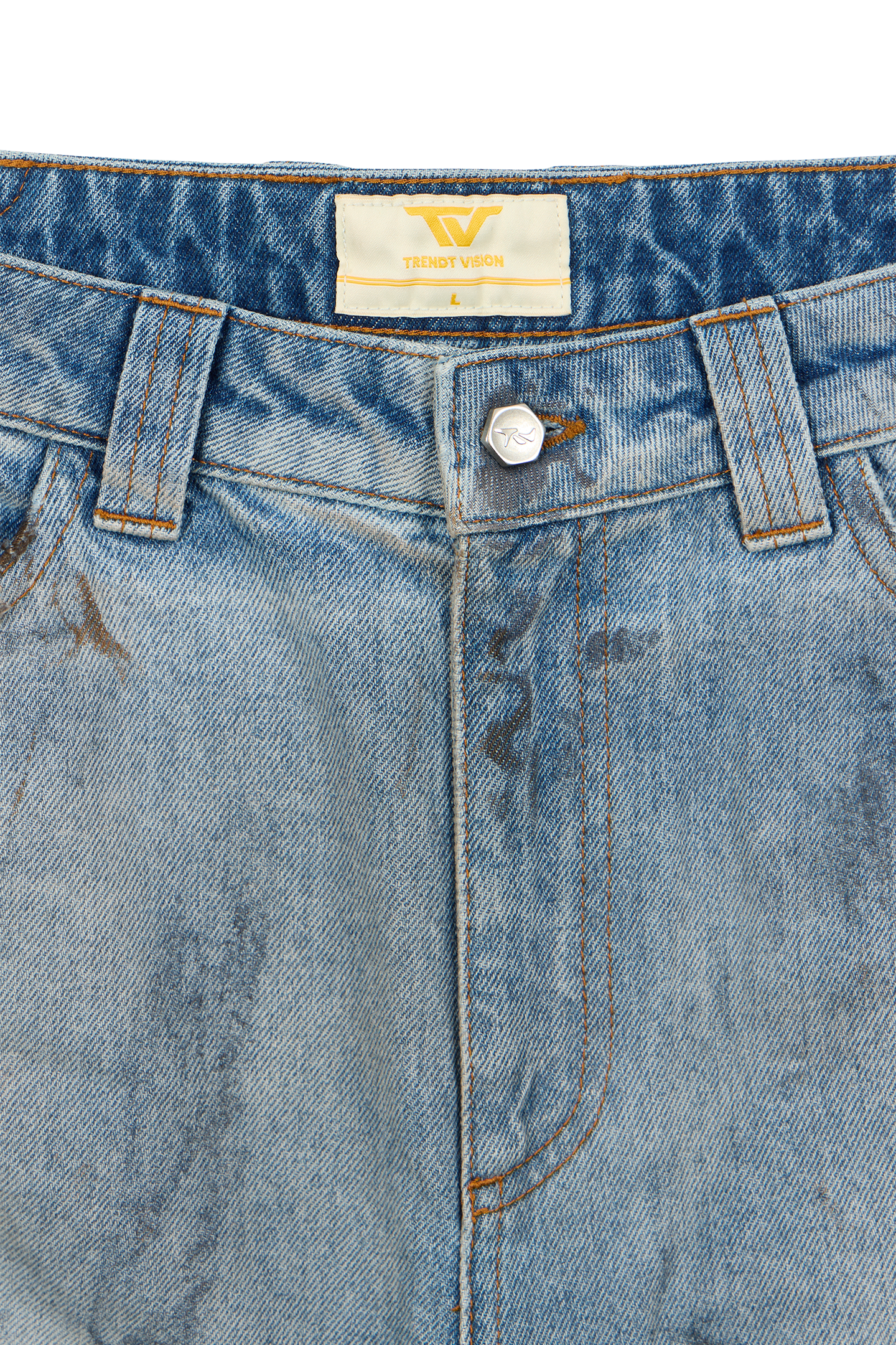 Light Blue Construction Denim