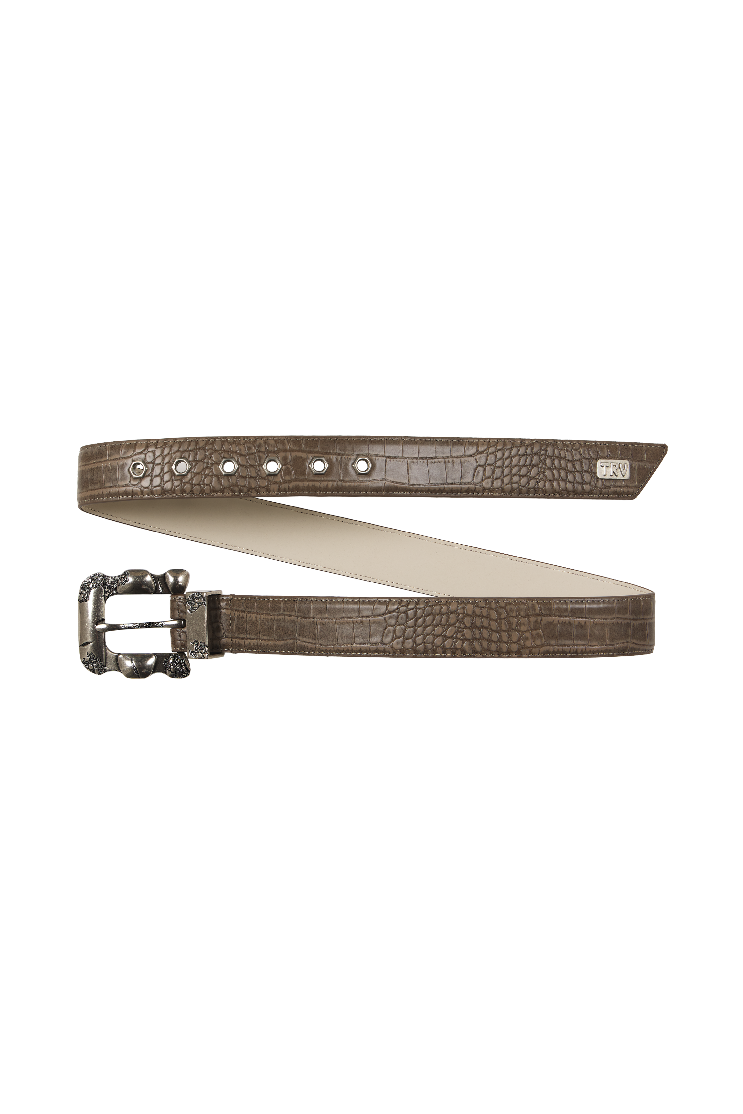 Croco Belt Brown – Trendt Vision