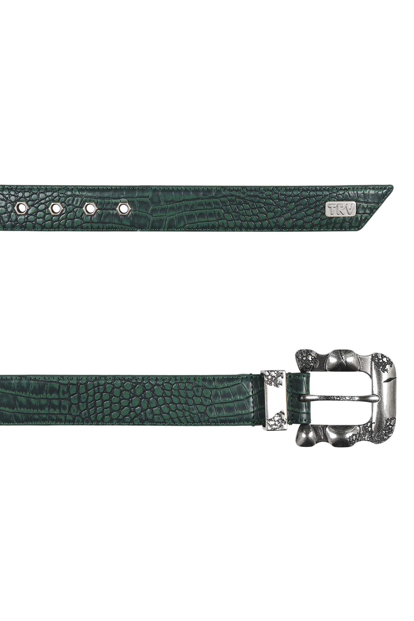 Croco Belt Green