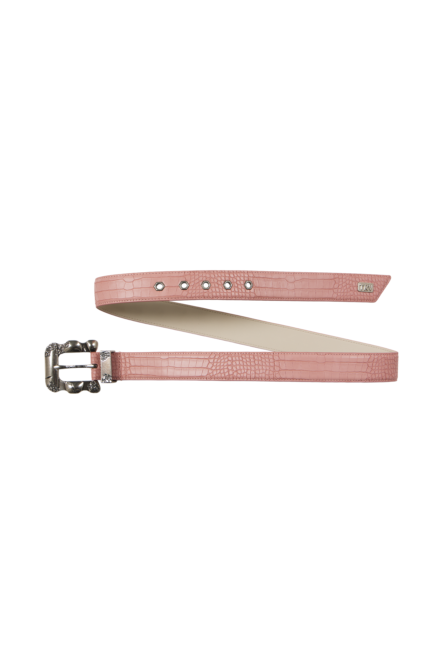 Croco Belt Pink – Trendt Vision
