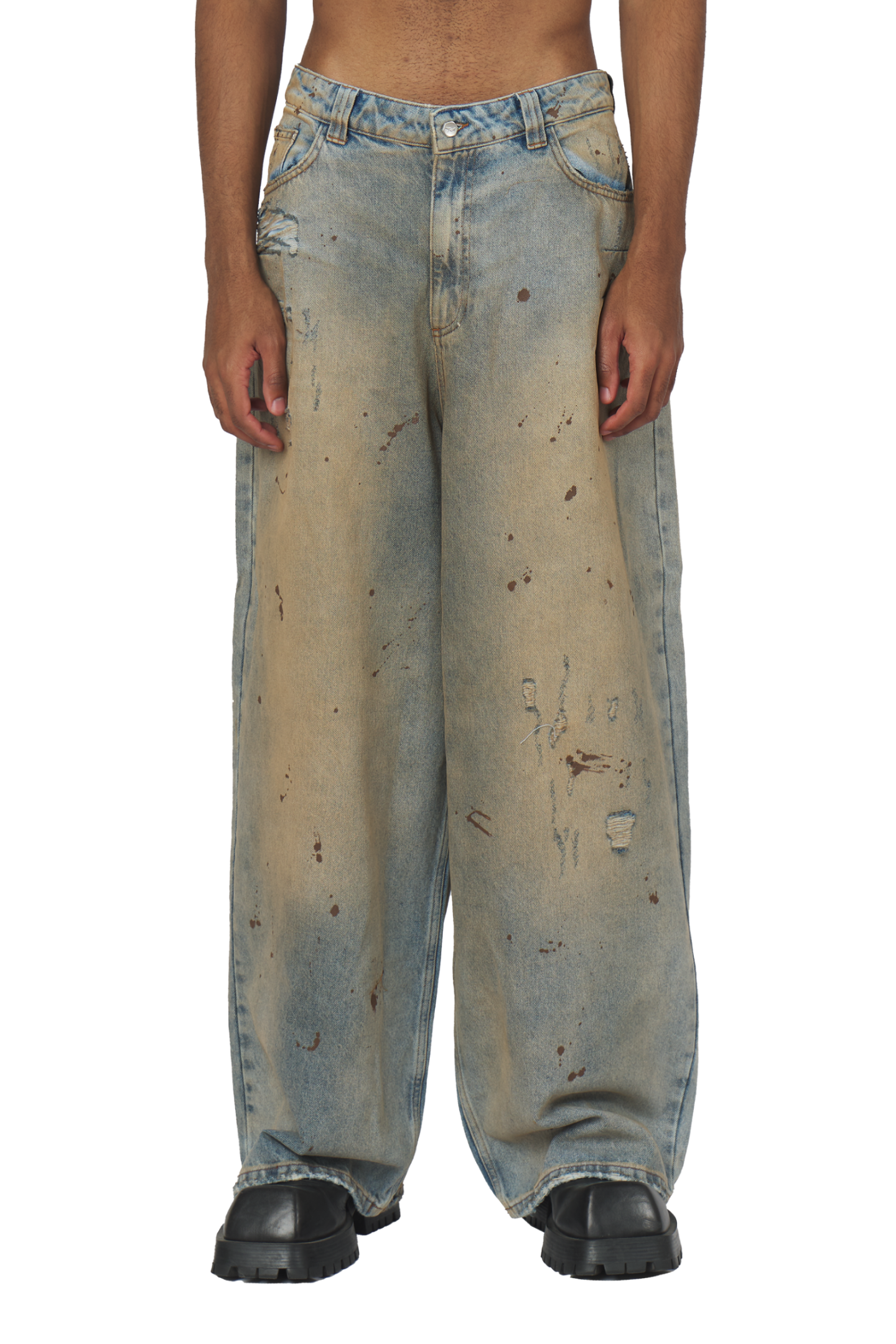 Construction Denim Jeans