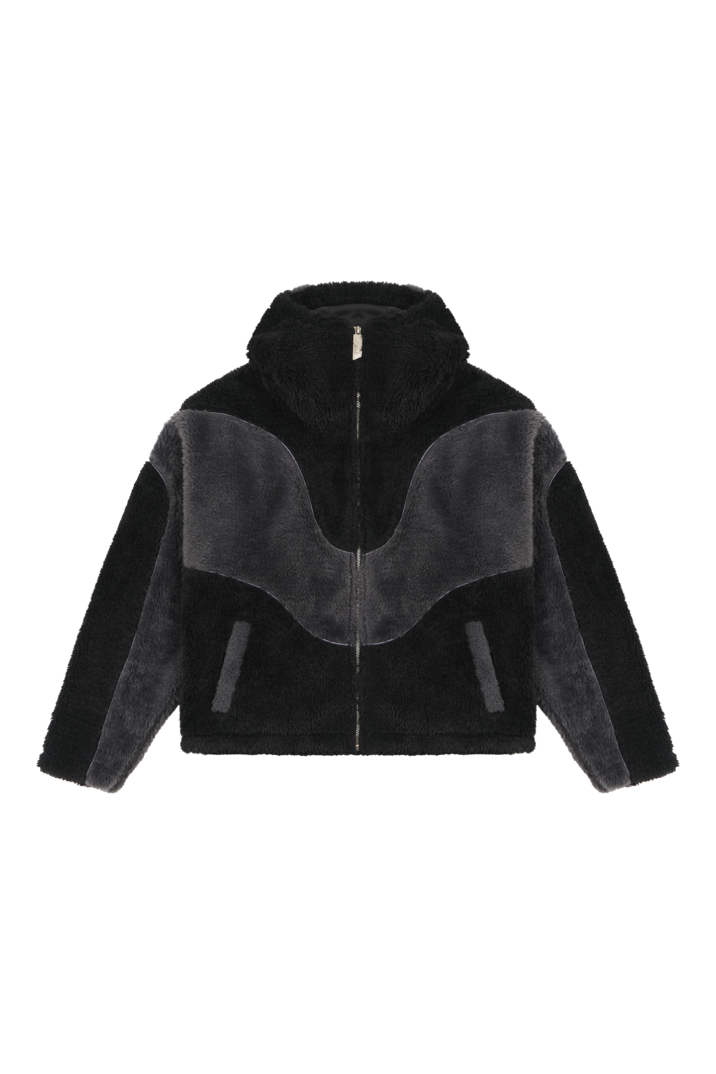 Ash Black Fleece Jacket
