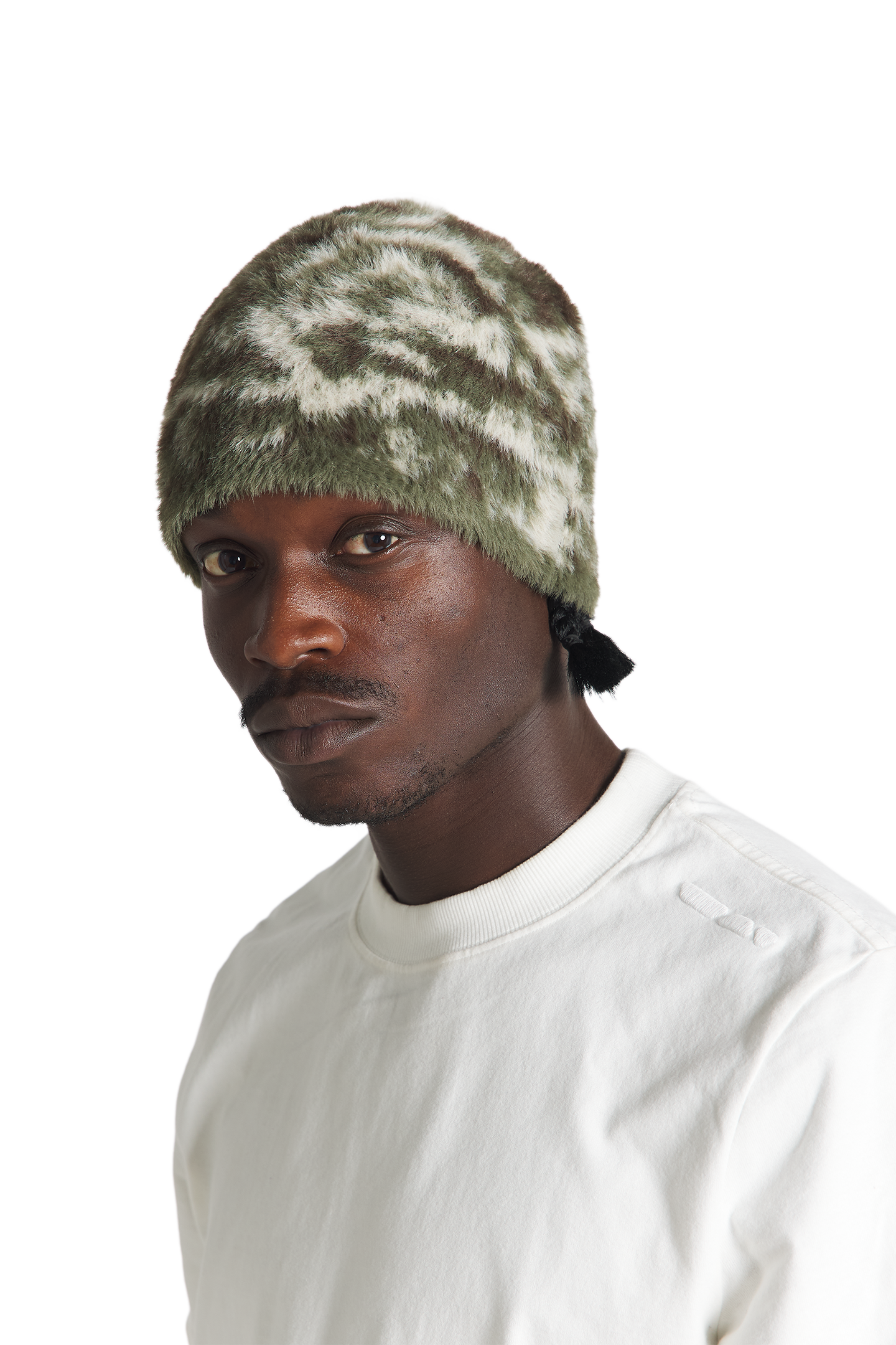 Fuzzy Beanie Green