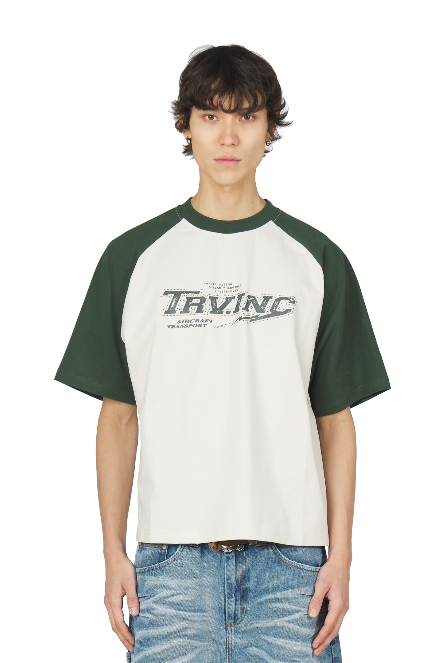 Green Raglan Tee