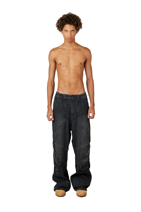 Cargo Denim Jeans