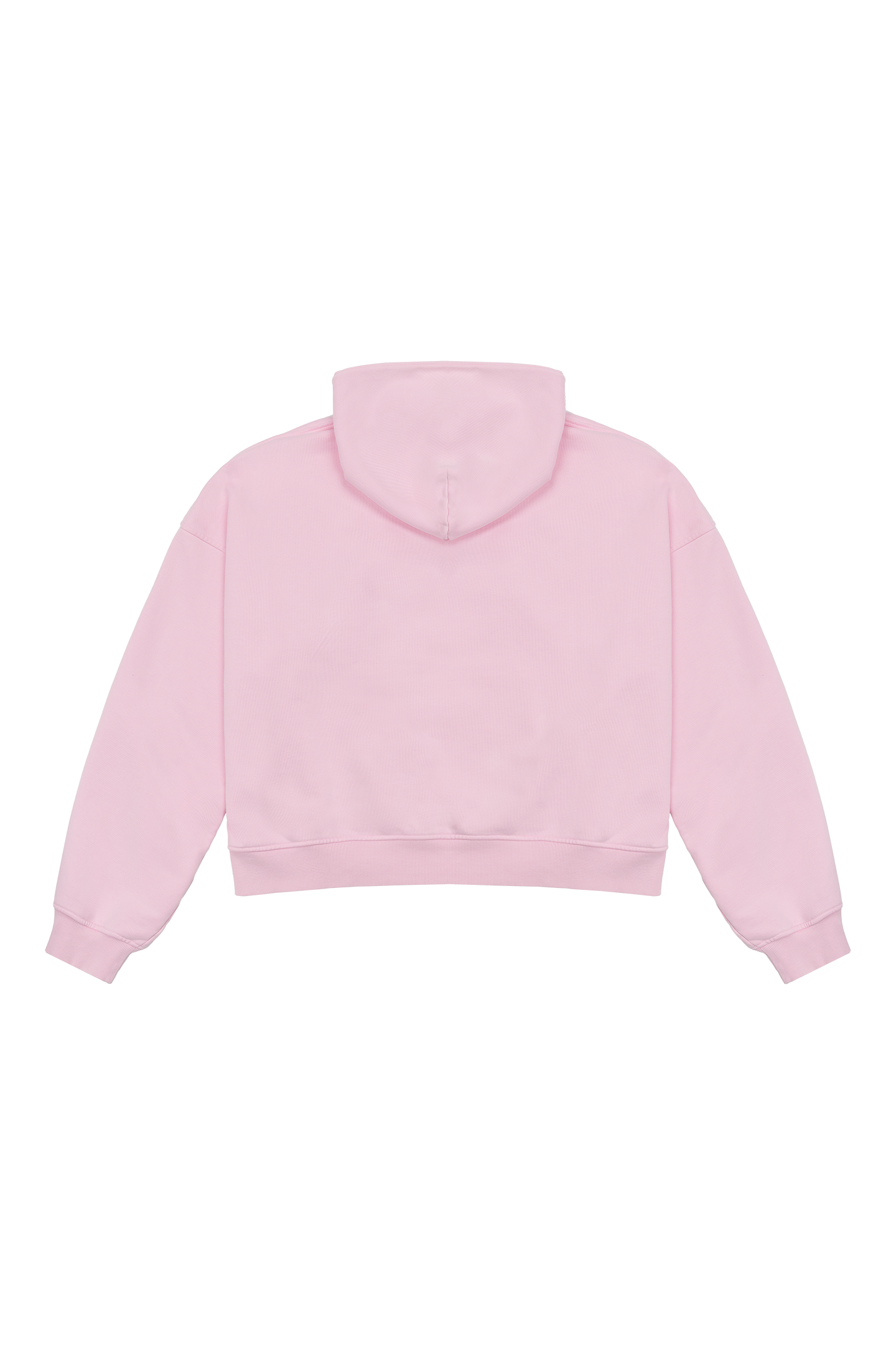 License Plate Zip Hoodie Pink