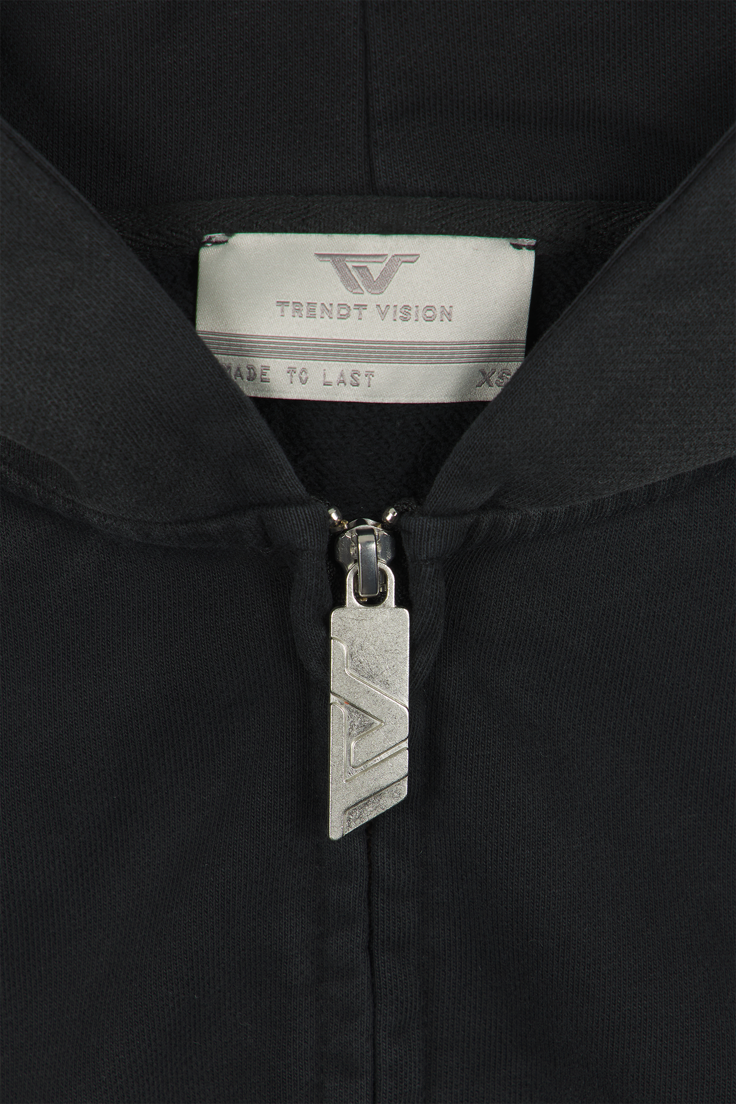 Black Zip Hoodie