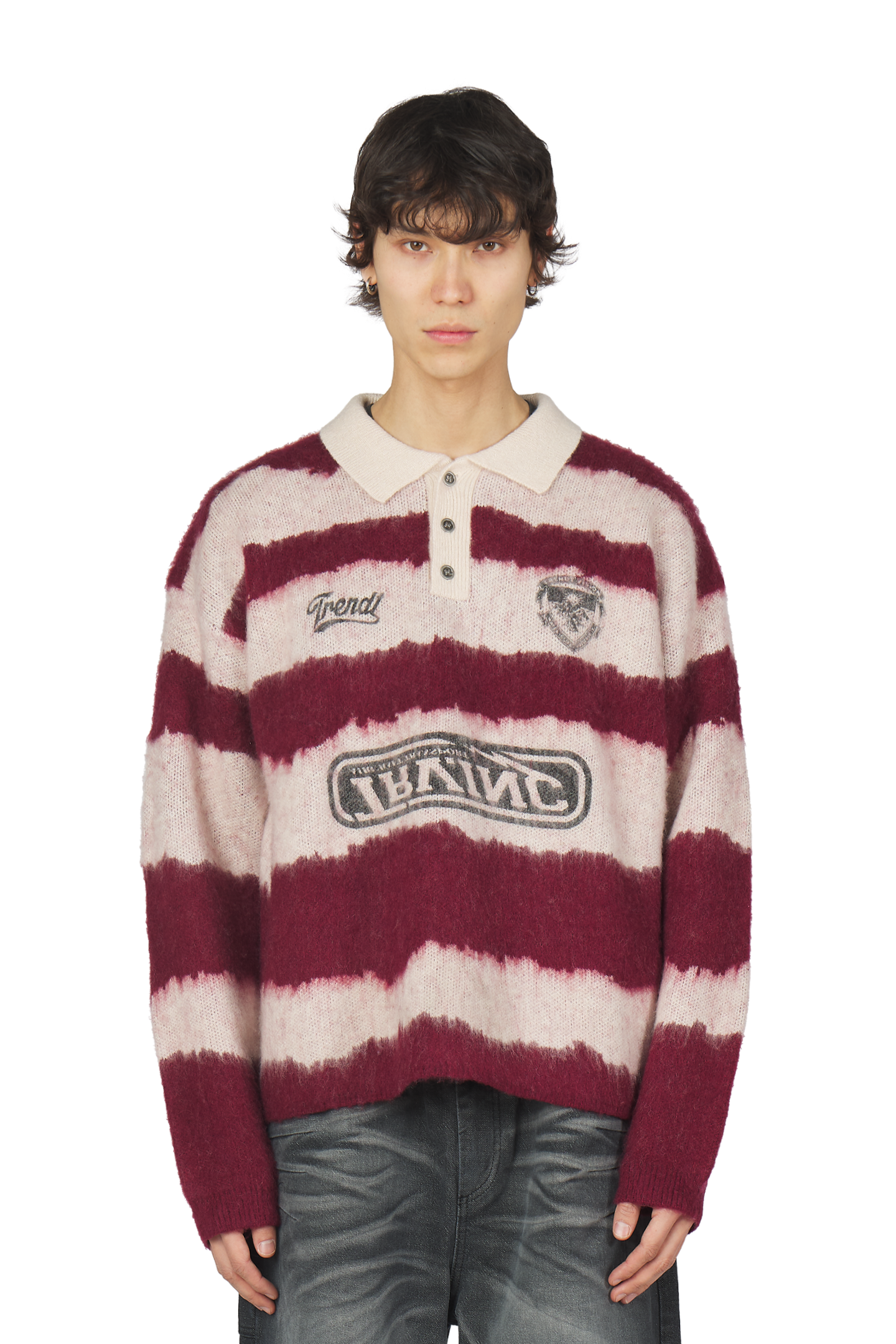 Mohair Polo Sweater