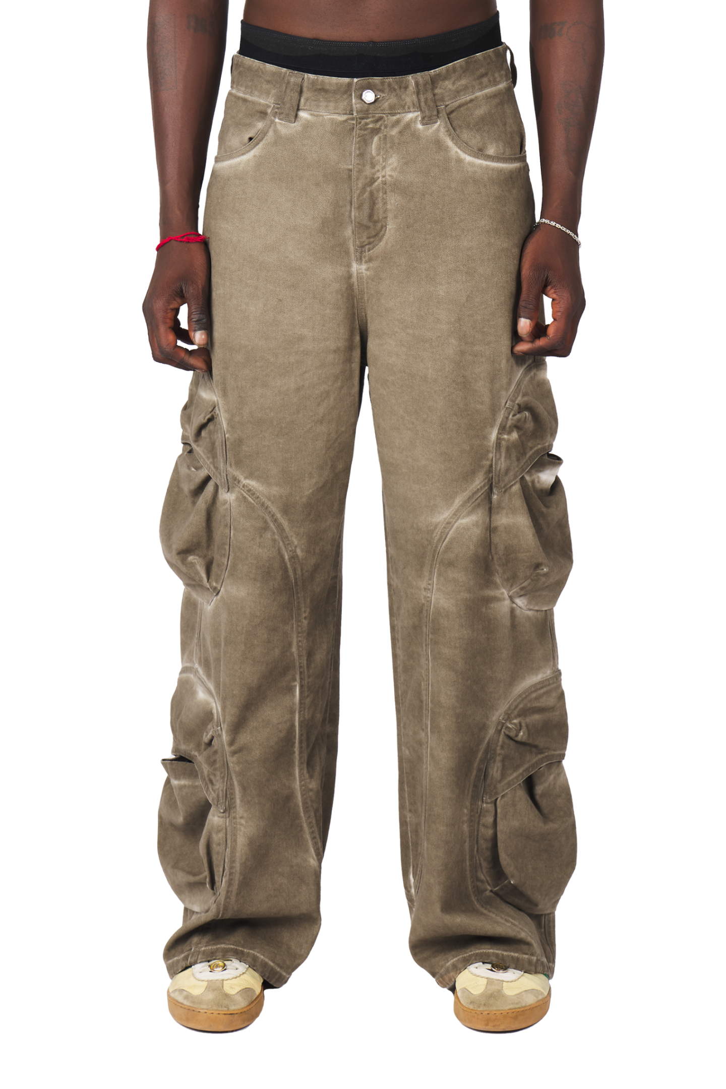 Mud Brown Cargo Pants