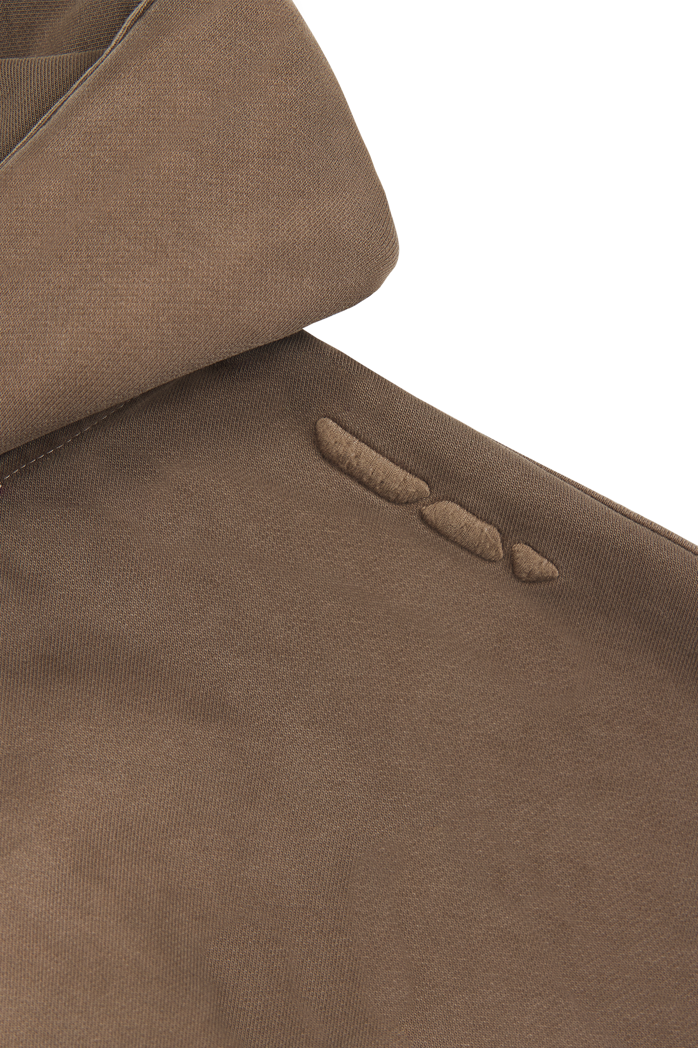 Mud Brown Zip Hoodie