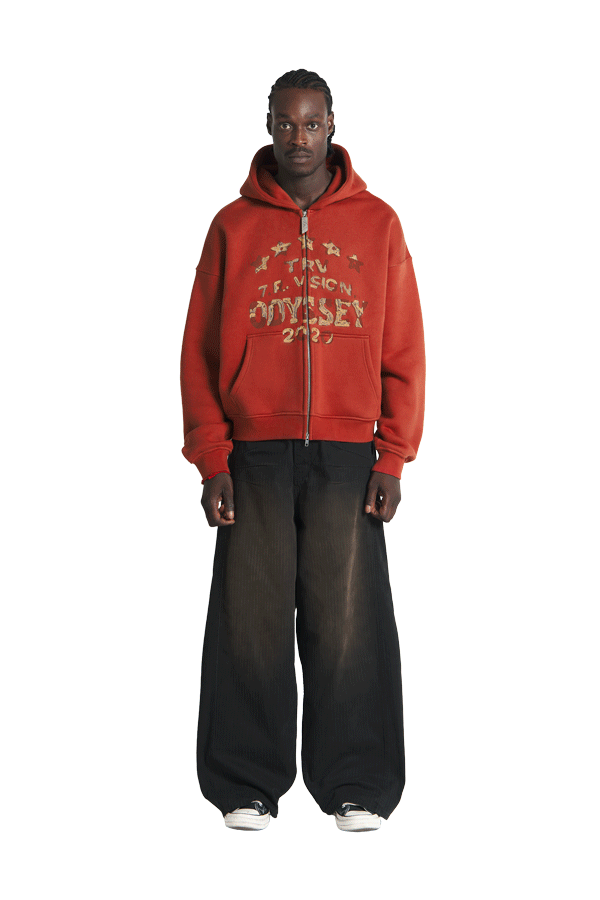 Odyssey Zip-Hoodie Red