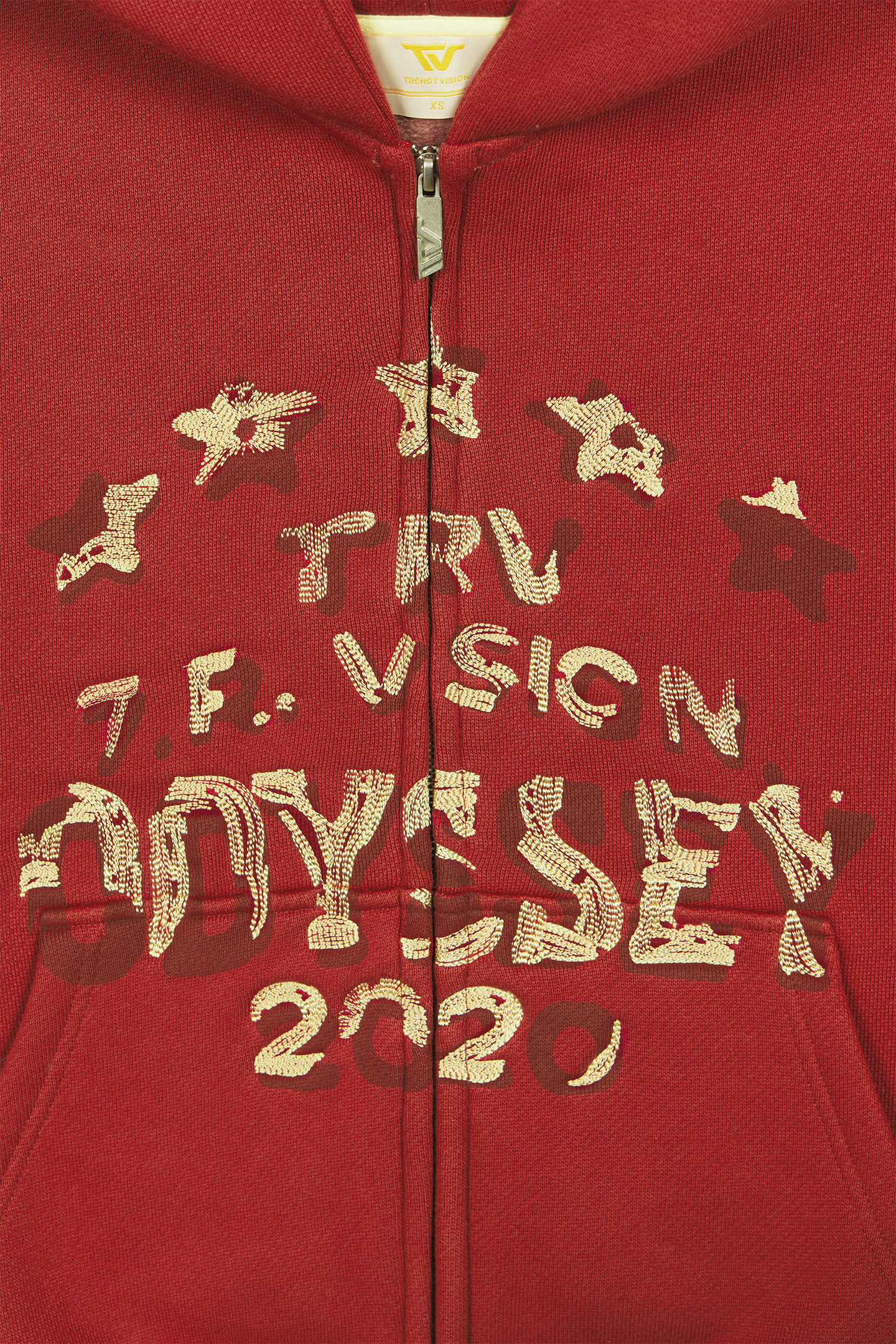 Odyssey Zip-Hoodie Red