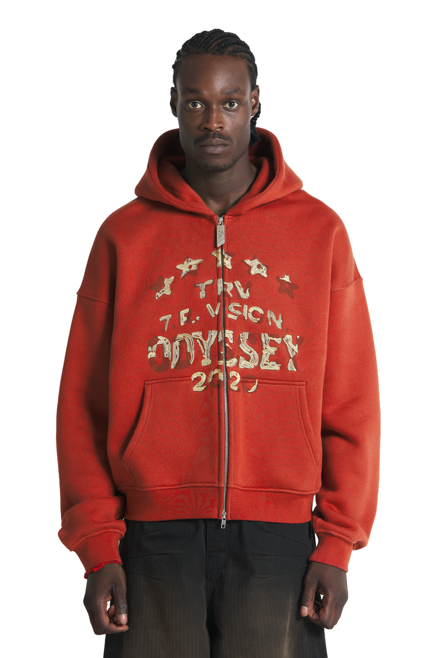 Odyssey Zip-Hoodie Red