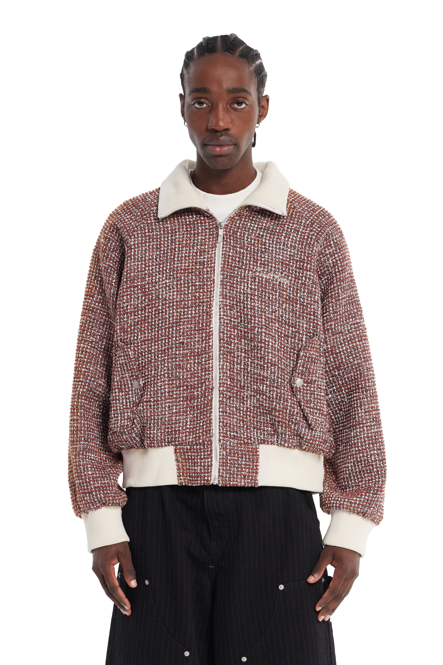 Tweed Jacket Rust Brown – Trendt Vision Tweed Jacket Rust Brown – Trendt Vision