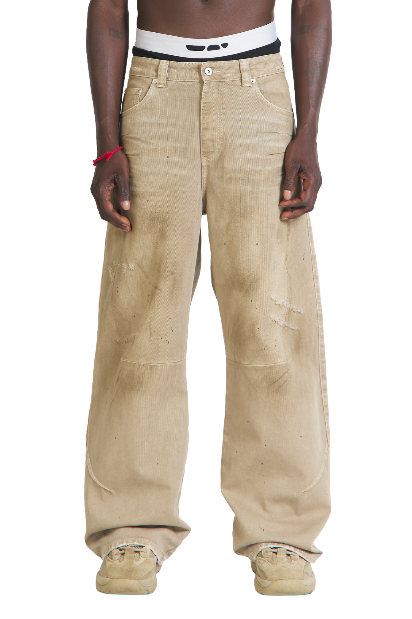 Twill Pants Beige
