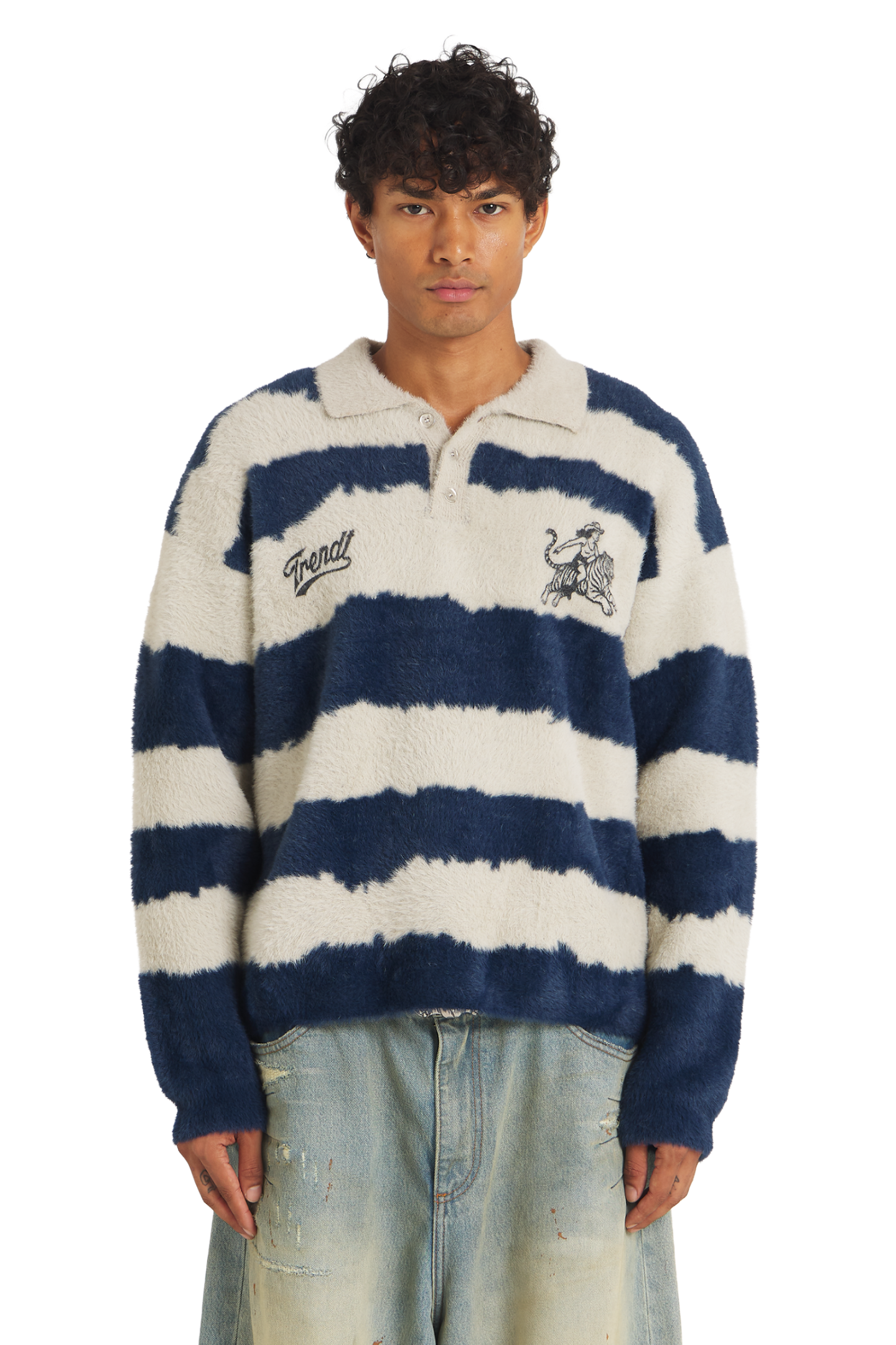Fuzzy Polo Blue – Trendt Vision