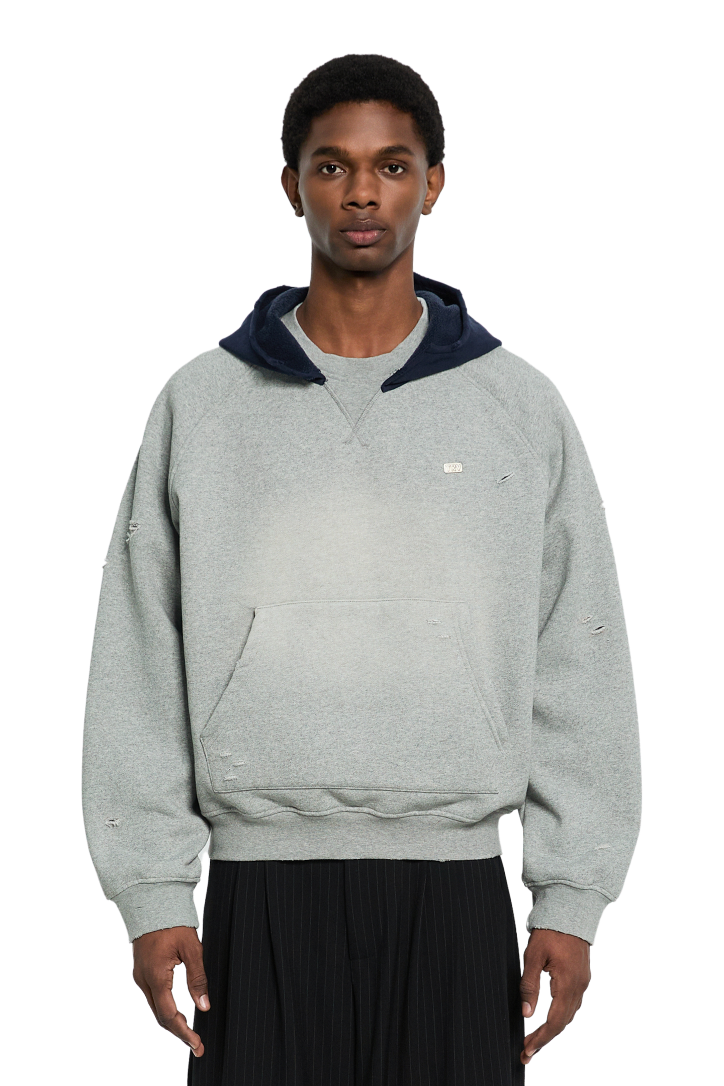 Hooded Crewneck Grey – Trendt Vision