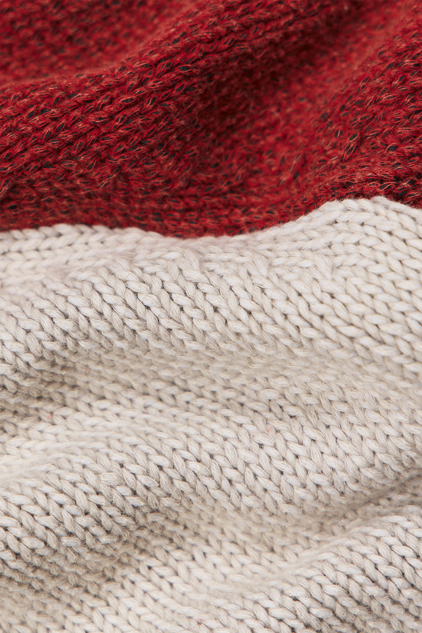 Raglan Knit Sweater Red