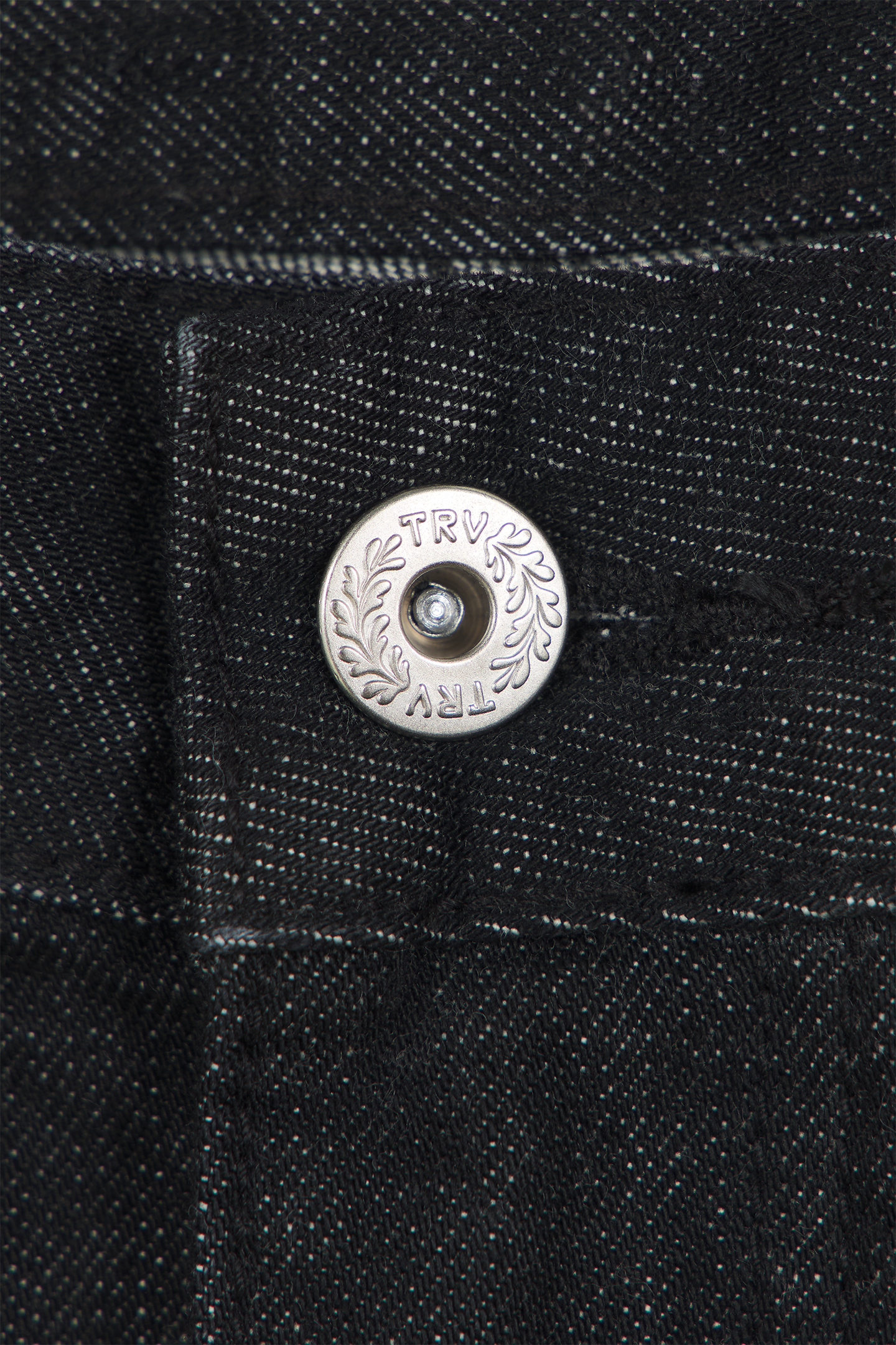 Raw Denim Jeans Black