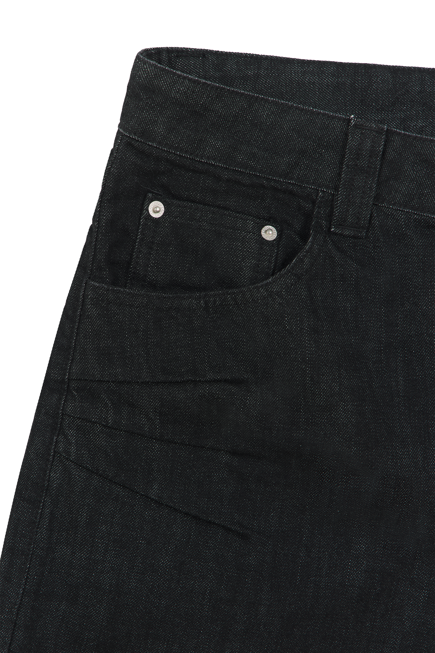 Raw Baggy Denim Jeans Black