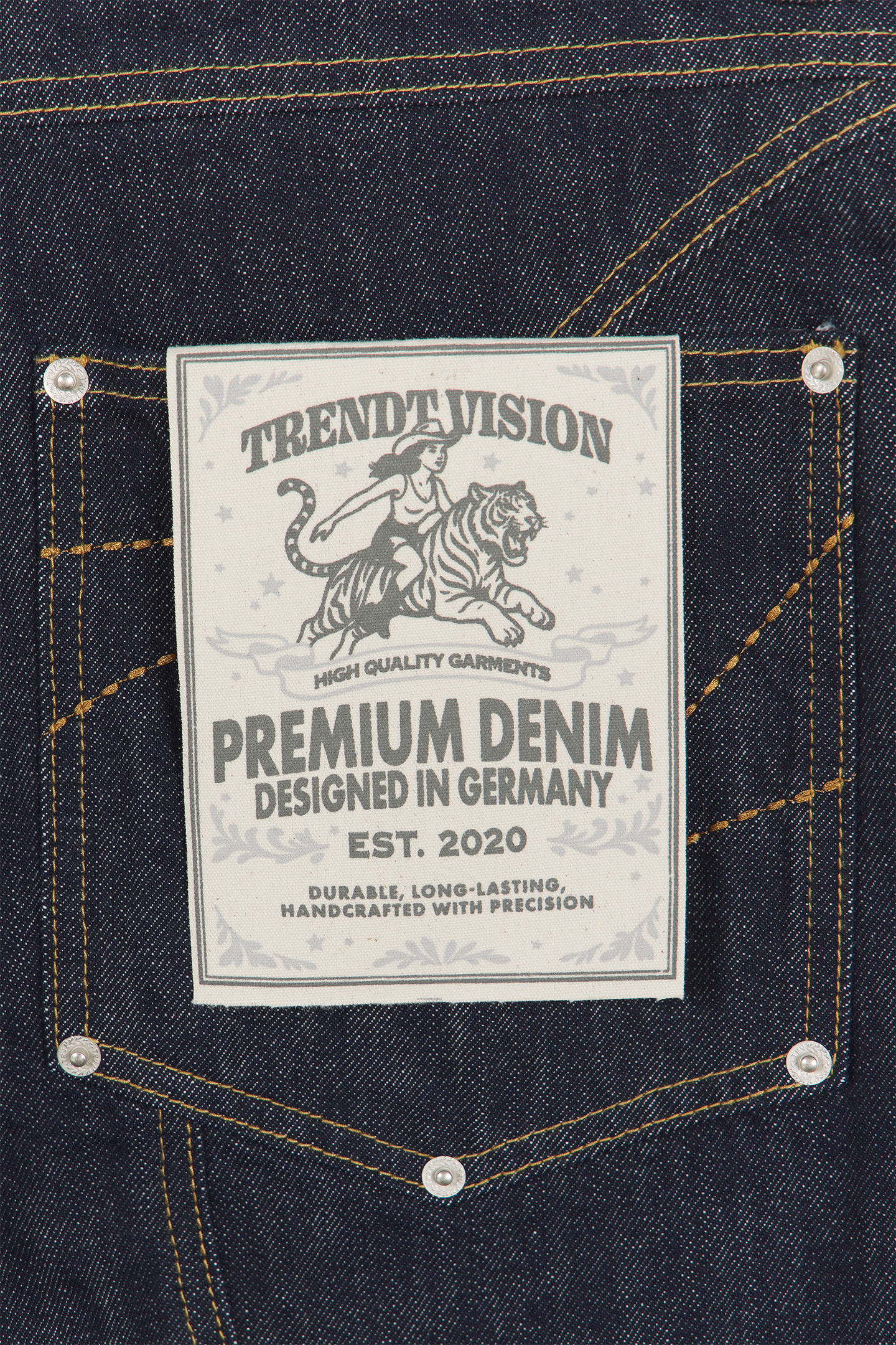 Raw Baggy Denim Jeans Blue