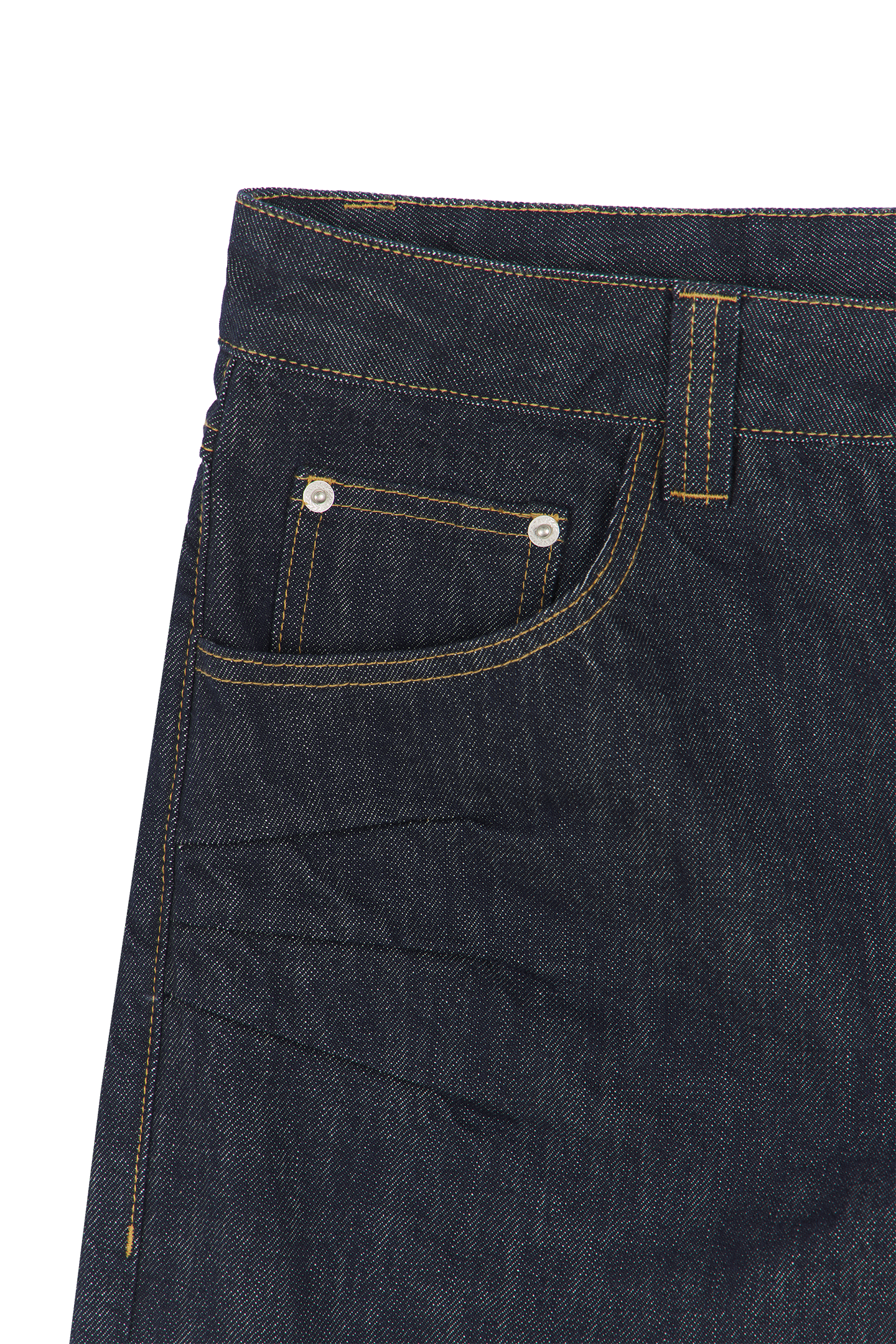 Raw Baggy Denim Jeans Blue