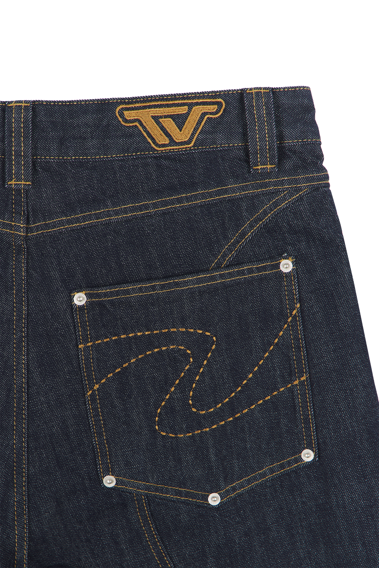 Raw Baggy Denim Jeans Blue
