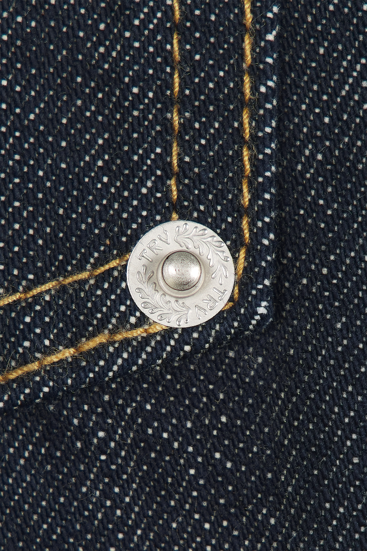 Raw Denim Jeans Blue