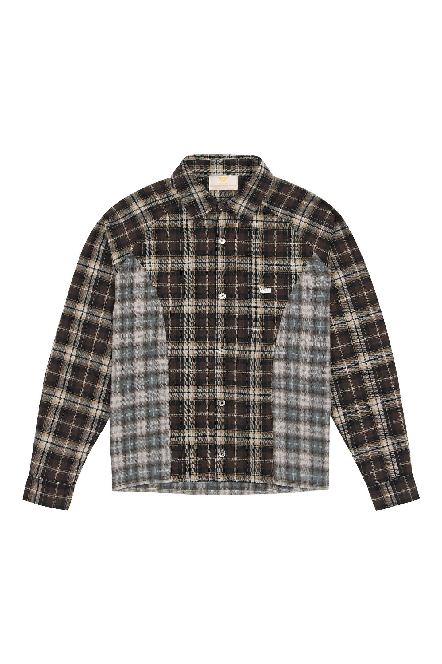 Split Flannel Multi Color