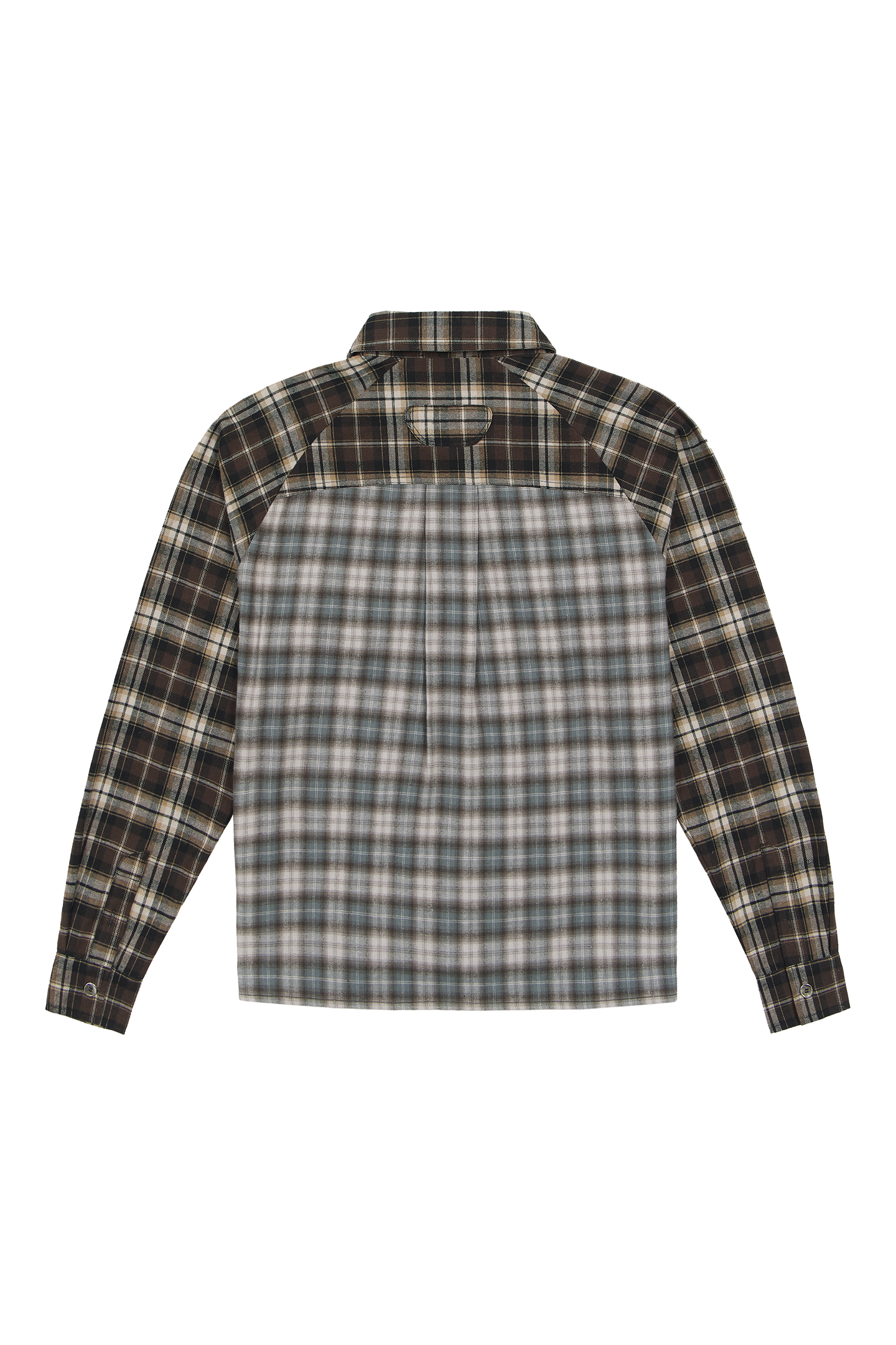 Split Flannel Multi Color
