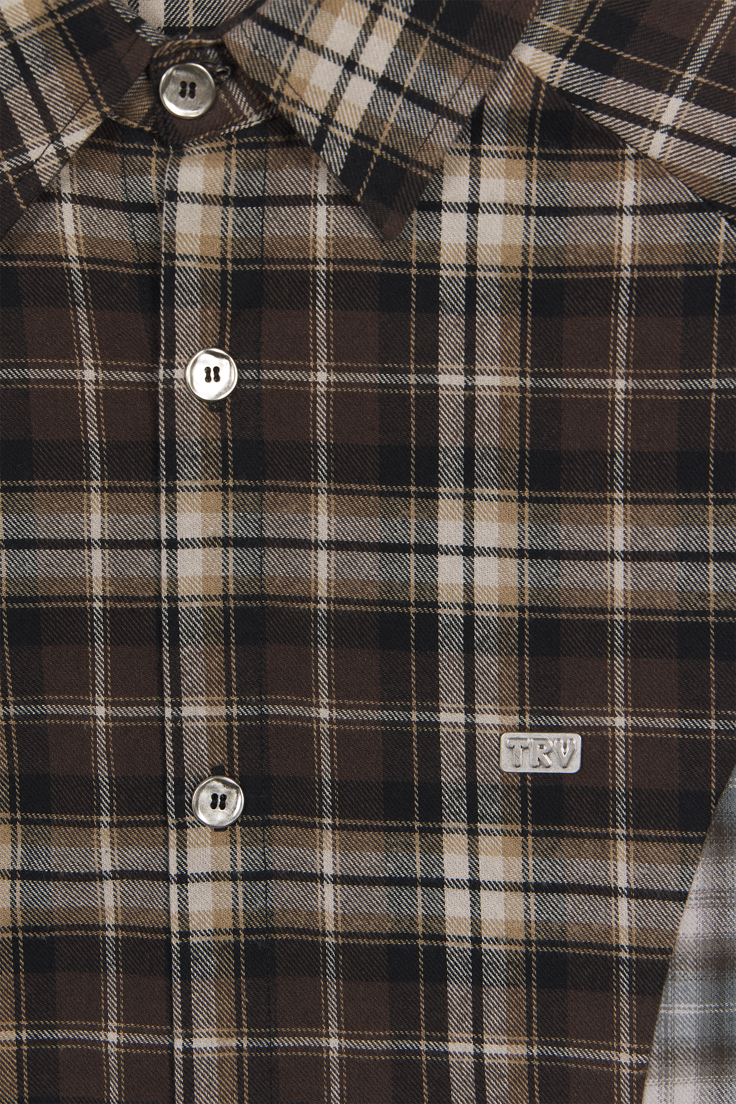 Split Flannel Multi Color