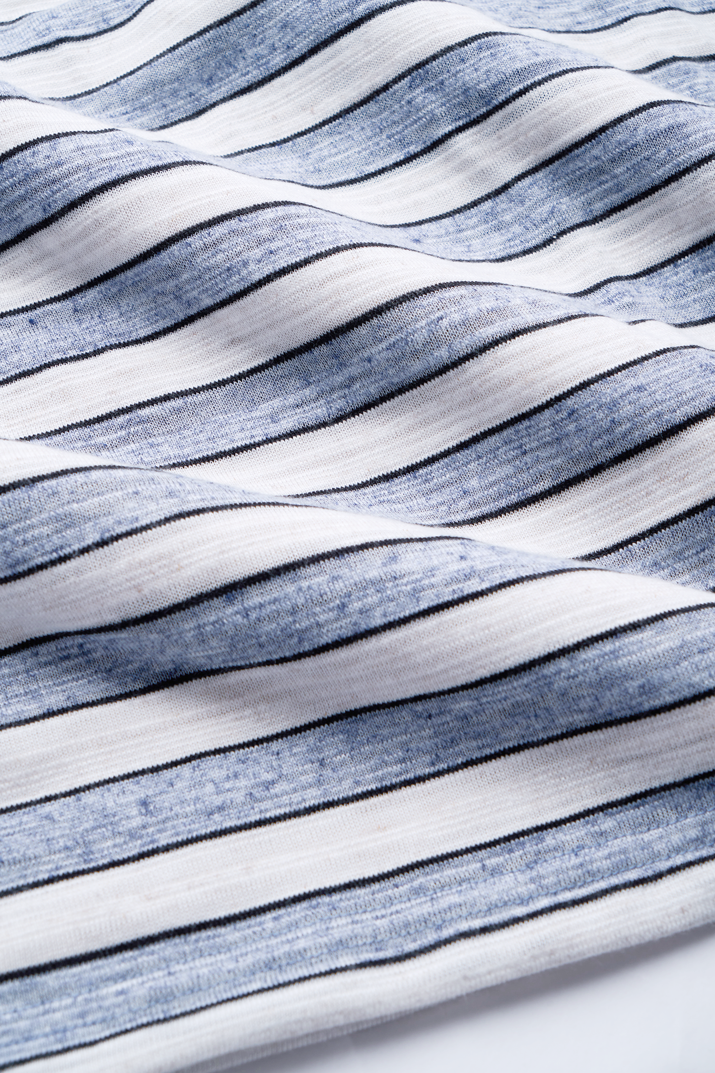 Striped Polo Longsleeve Blue