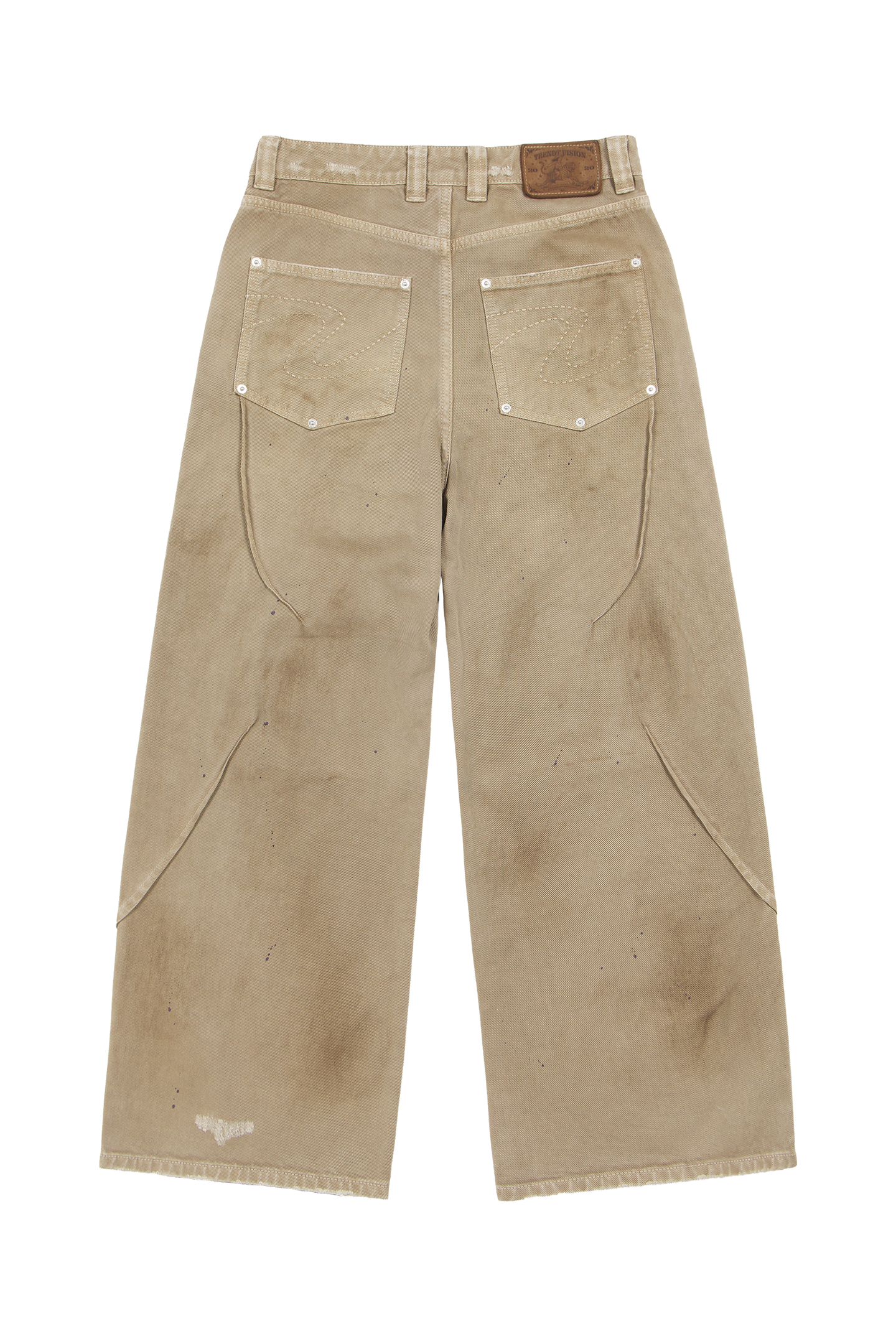 Twill Pants Beige