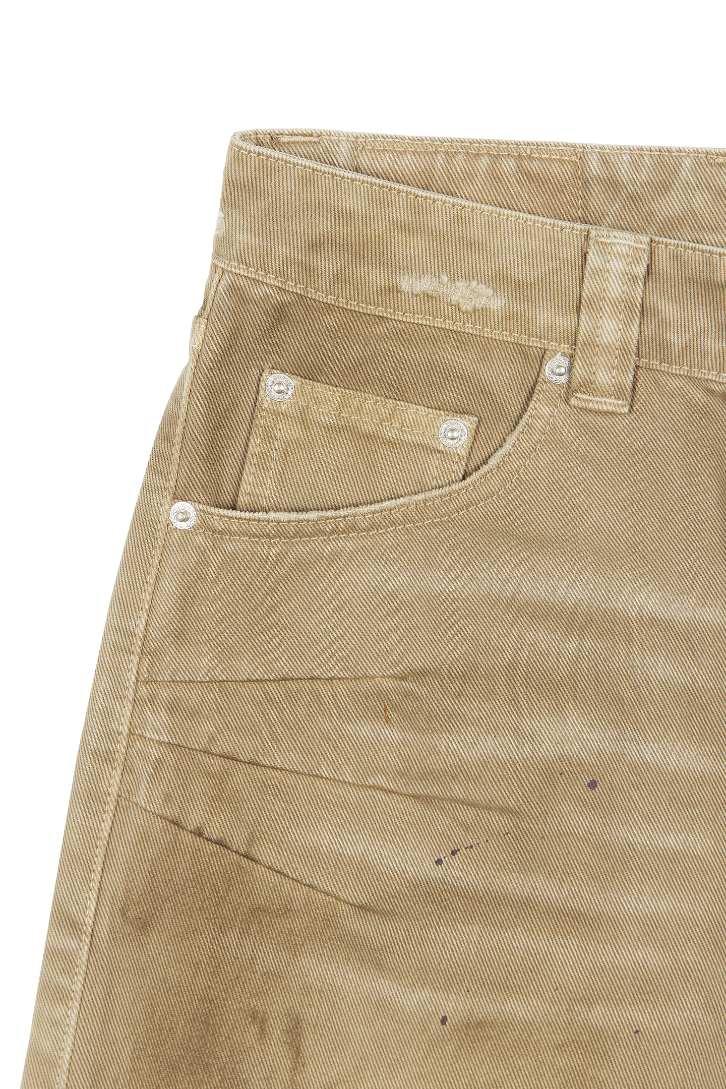 Twill Pants Beige