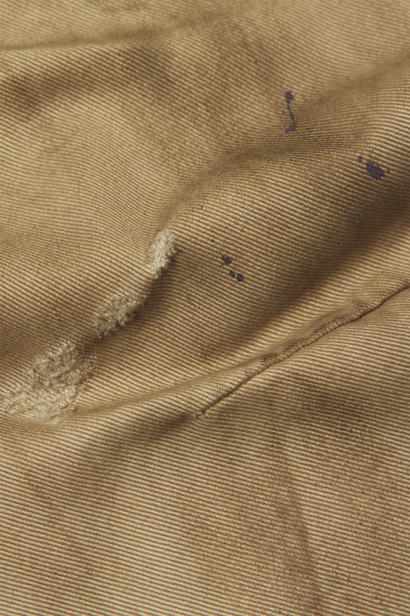 Twill Pants Beige