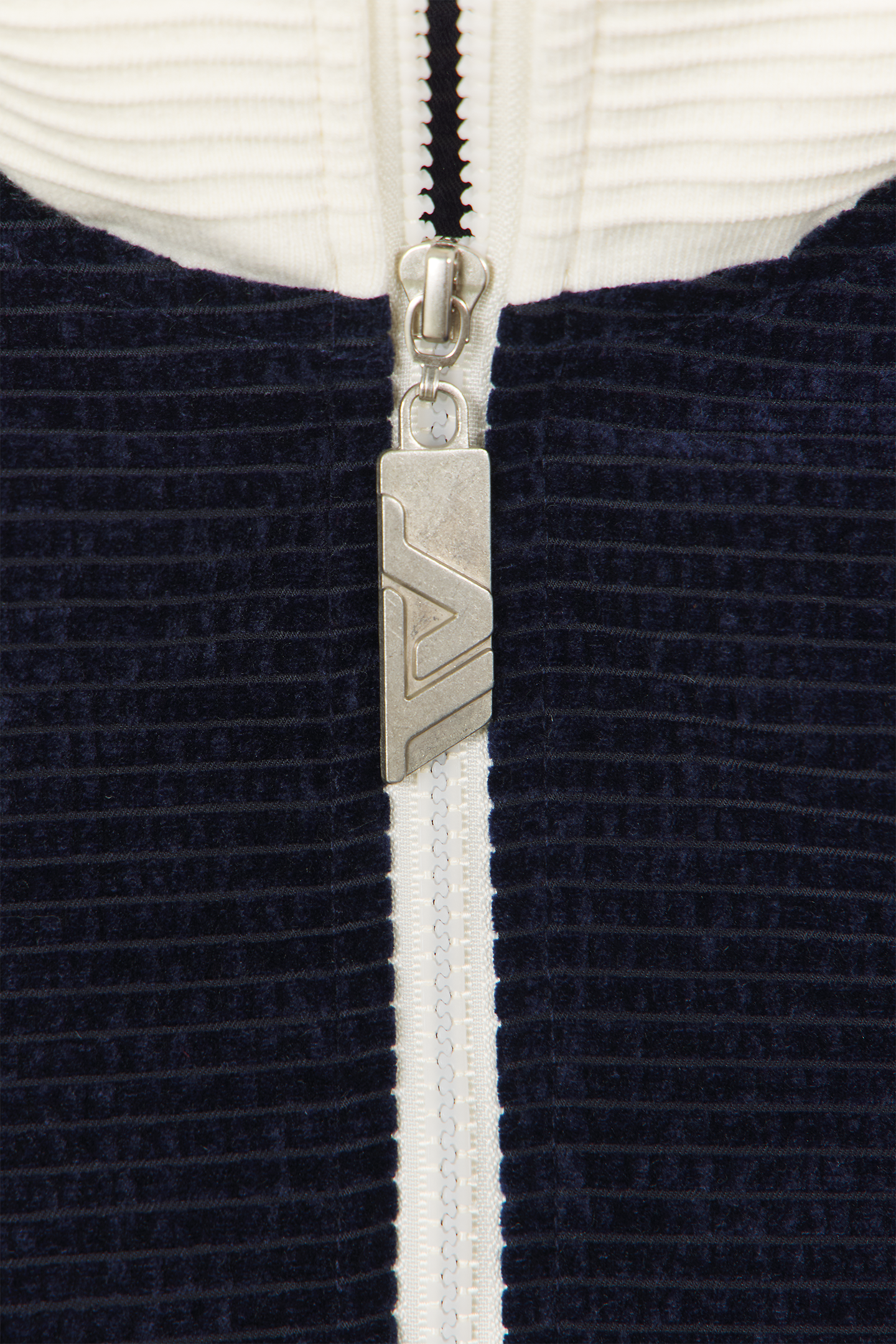 Velour Track Jacket Blue
