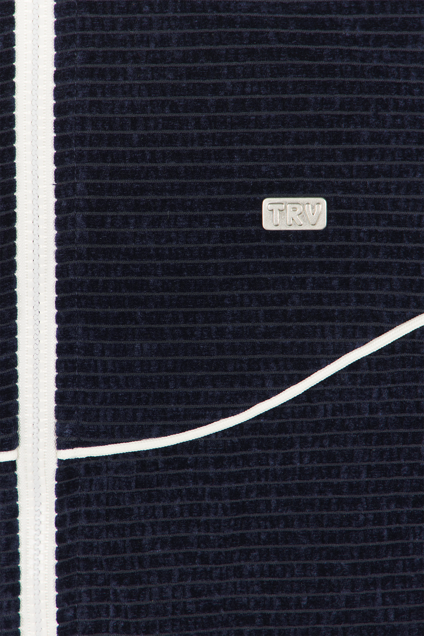Velour Track Jacket Blue