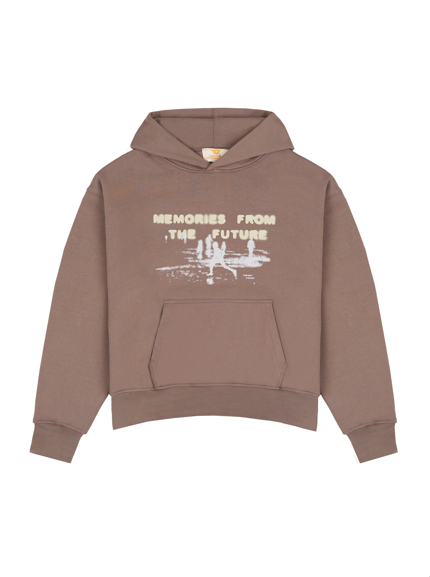 Brown Double Layered Hoodie