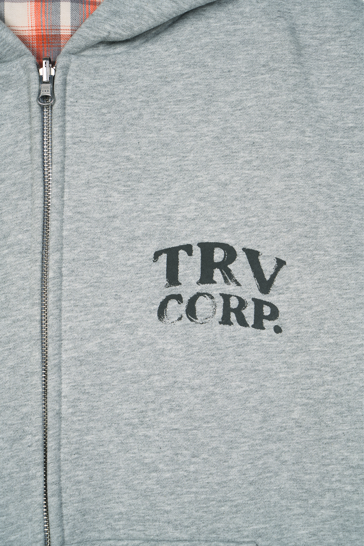 Reversible Flannel Zip-Hoodie Orange – Trendt Vision
