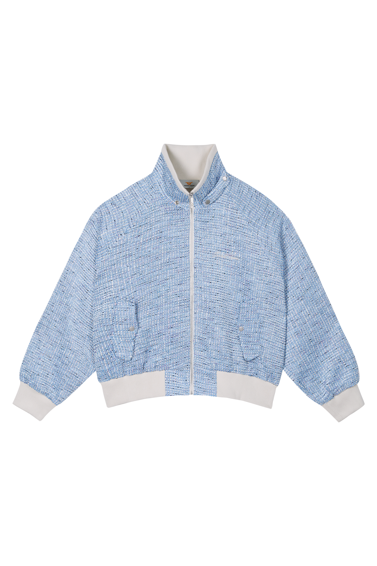 Tweed Jacket Light Blue