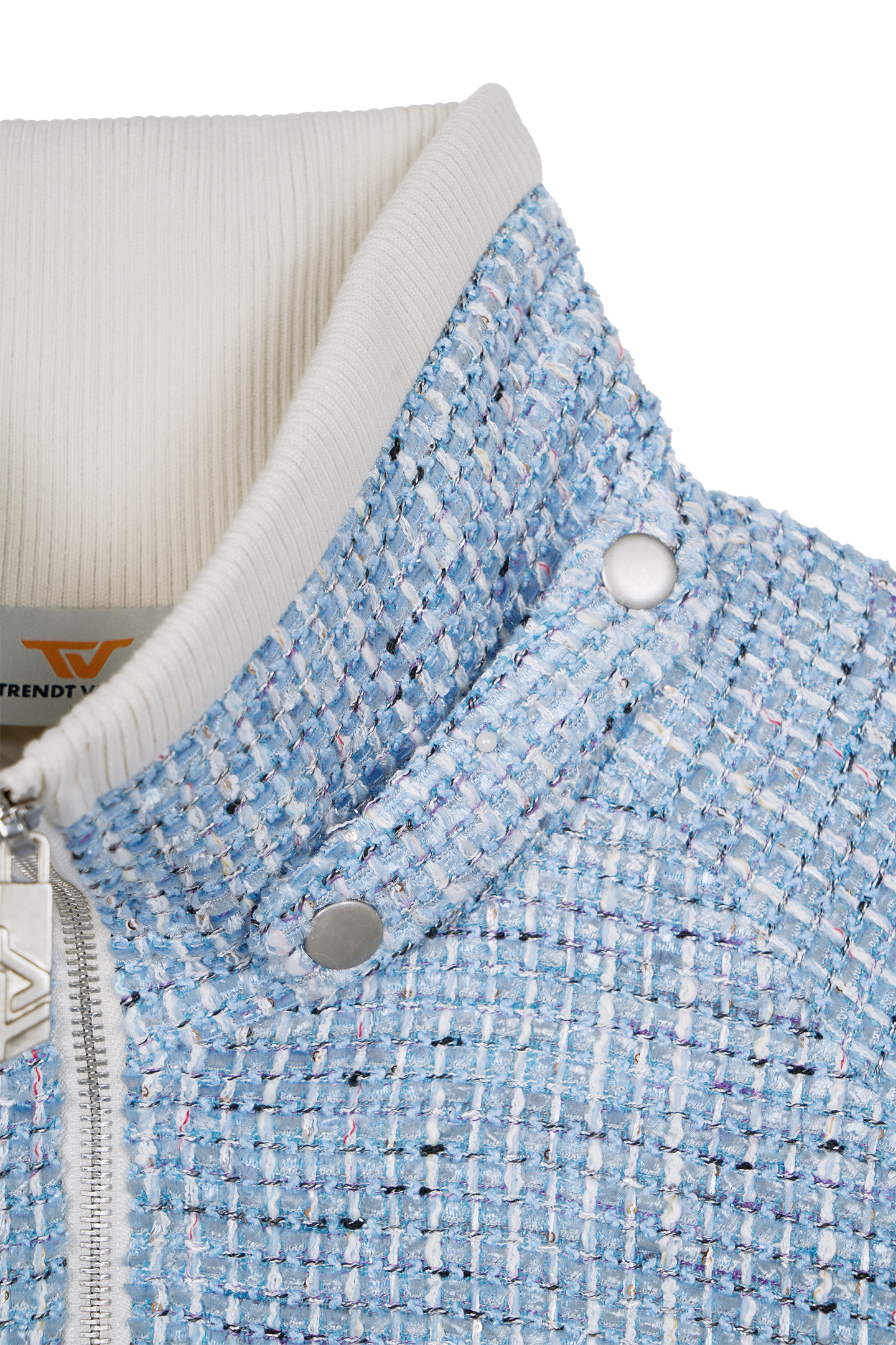 Tweed Jacket Light Blue