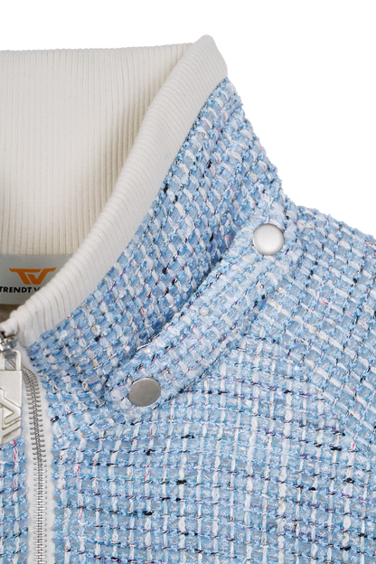 Tweed Jacket Light Blue